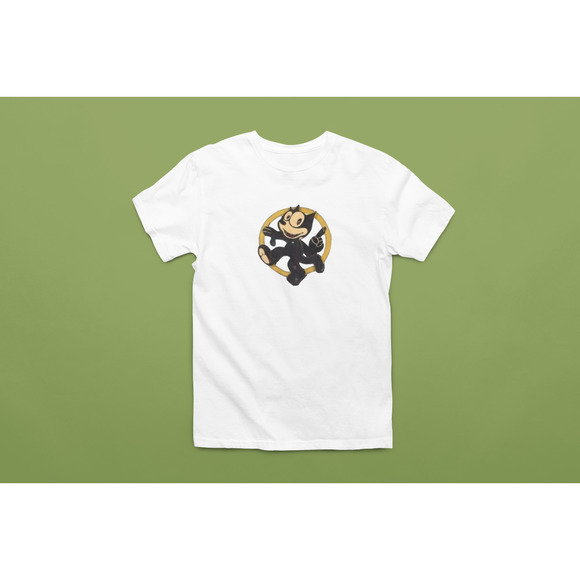 The Cat is Back Graphic Retro Vibes Inspired Crewneck TShirt - Picture 9 of 9